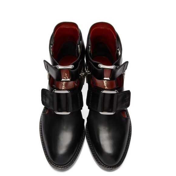 3.1 Phillip Lim Addis Cutout Mary Jane Buckle Boot 39 - Picture 5 of 8